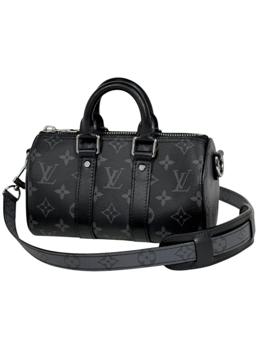 Louis Vuitton Keepall XS Tote Bag 2-Way Monogram Eclipse Noir